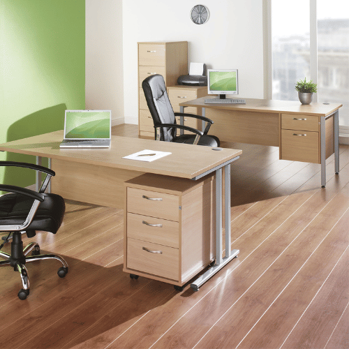 Stocked Office Desks